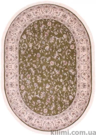 Esfehan 4904 green-ivory овал